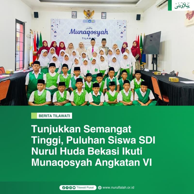 tunjukkan-semangat-tinggi-puluhan-siswa-sdi-nurul-huda-bekasi-ikuti-munaqosyah-angkatan-vi