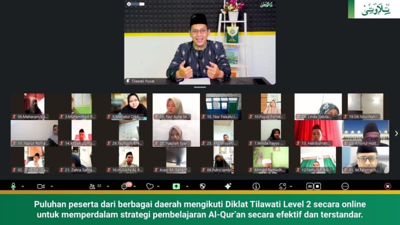 pembekalan-strategi-pembelajaran-al-quran-diklat-level-2-tilawati-digelar-secara-online