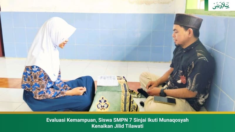 evaluasi-kemampuan-siswa-smpn-7-sinjai-ikuti-munaqosyah-kenaikan-jilid-tilawati